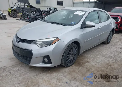 2015 Toyota Corolla S Plus z USA, uszkodzony, nr VIN 2T1BURHE5FC249961
